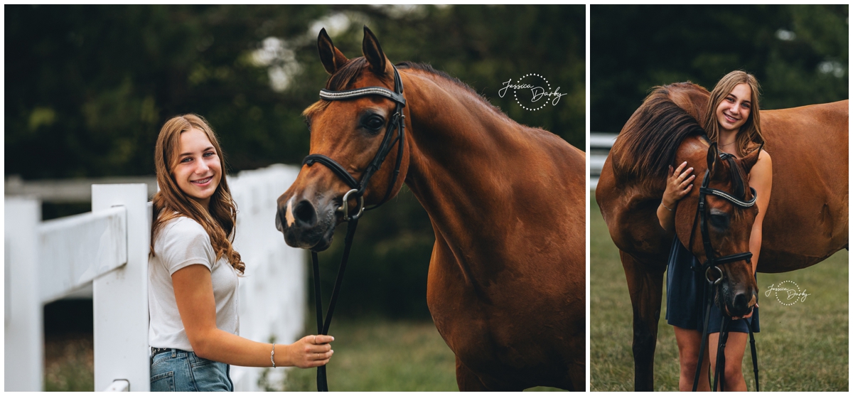 horse + rider portraits of Arabian horse with teenage girl