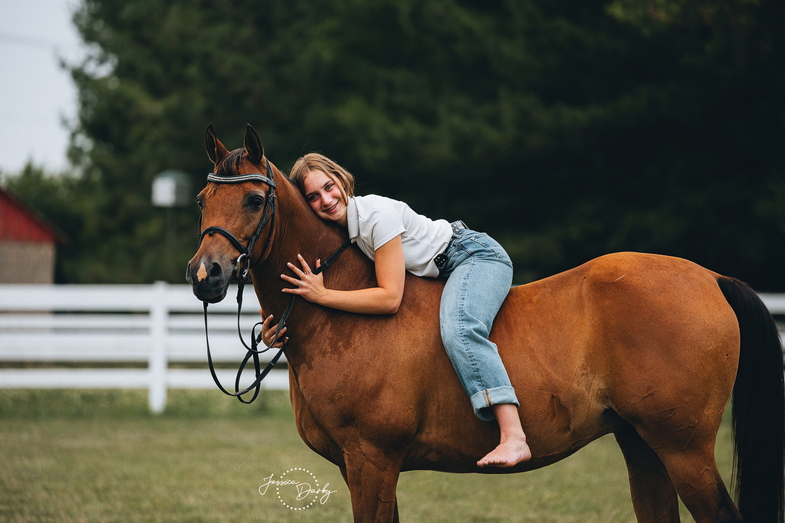 Madelyn + Excyte | Horse + Rider Portraits | Lebanon, WI