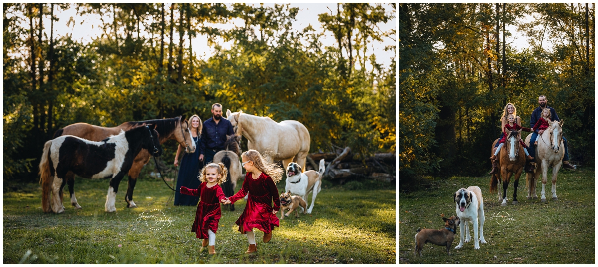 Family Equestrian portraits
