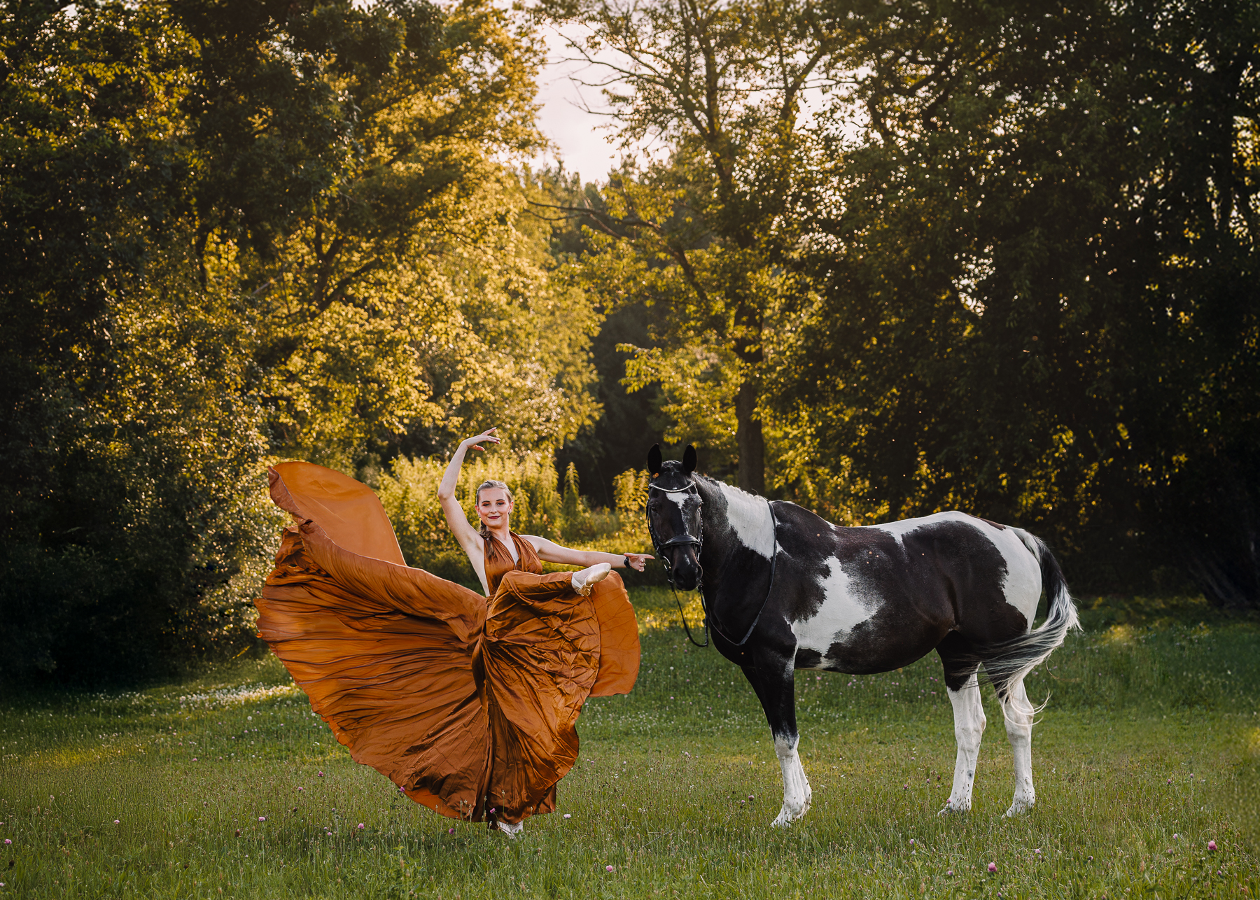 Ballet-Inspired Equine Fine Art & Equestrian Senior Photography | Eagle, WI